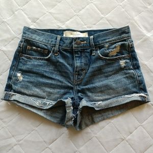 Ambercrobie & Fitch | Size 0| Distressed Shorts